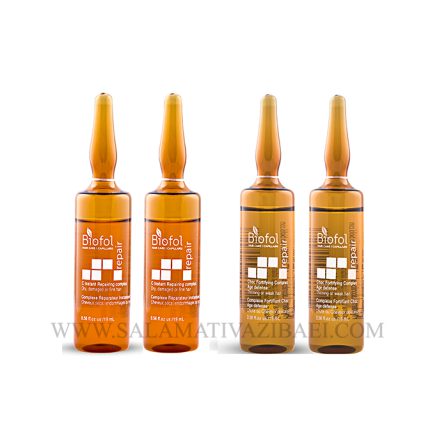 پکیج محلول ضد ریزش و افزایش سرعت رشد مو بایوفول کانادا